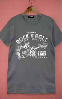 It's Only Rock & Roll Tee - Charcoal