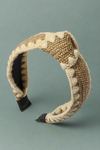 Woven Knotted Headband - Coffee