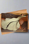 Card with a classical painting of a woman in repose with the word "Ugh".