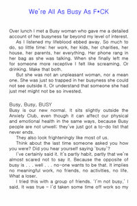 Busy As F*ck