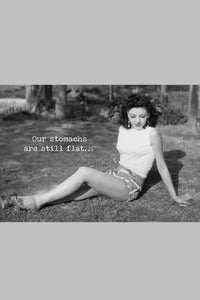Still Flat Greeting Card