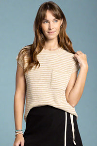 Andie Top - Beige Ivory