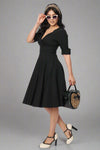 Delores Swing Dress - Black