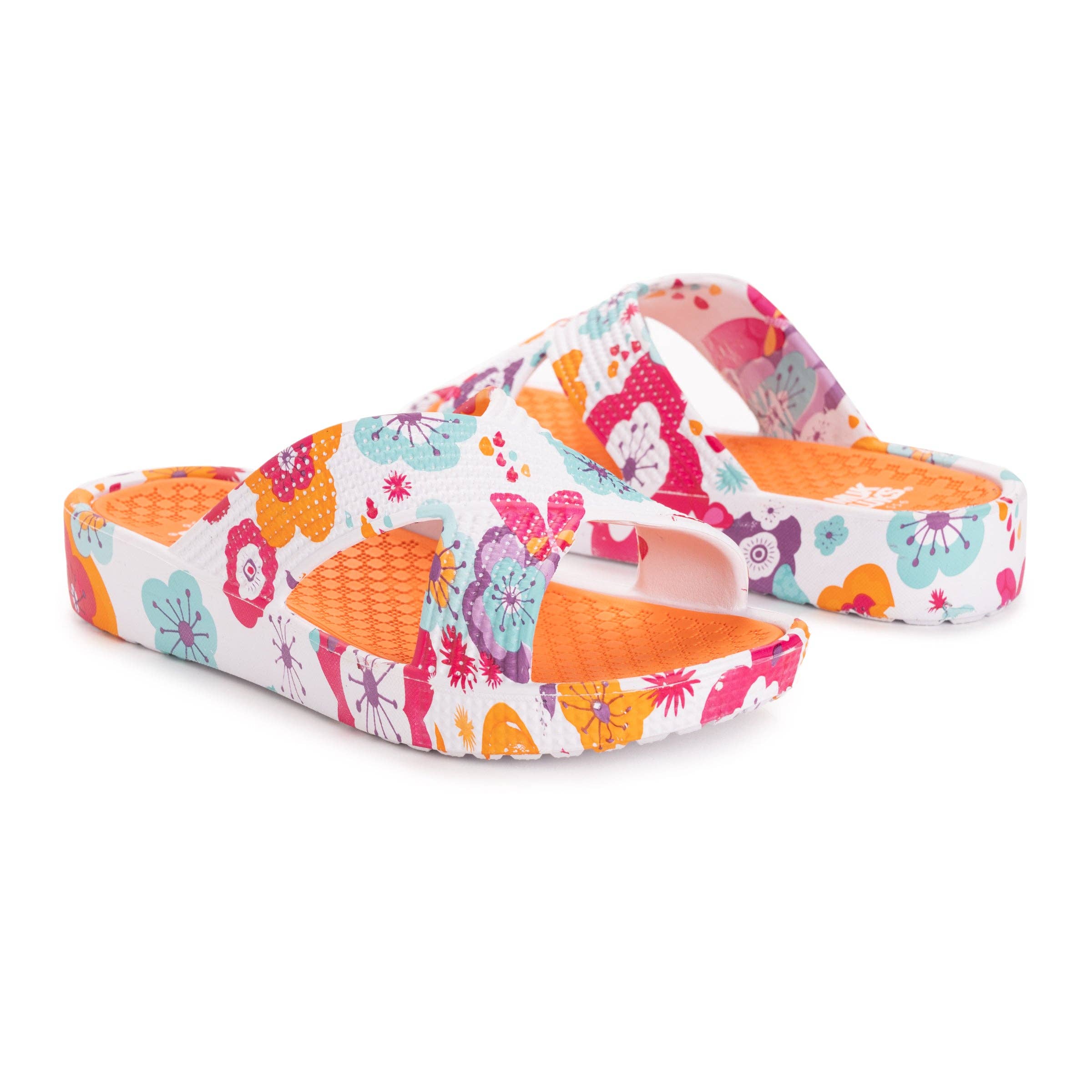 Spa Day Sandal - Fuchsia Floral