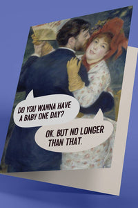 A Baby One Day - Baby Card