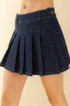 Denim Dot Skirt
