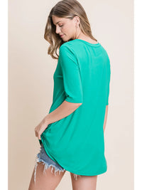 Basic Soft Tee - Kelly Green