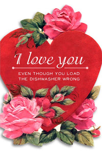 Valentine's Day - Dishwasher Loading