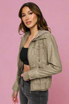 Nomad Canvas Hooded Jacket - Gray