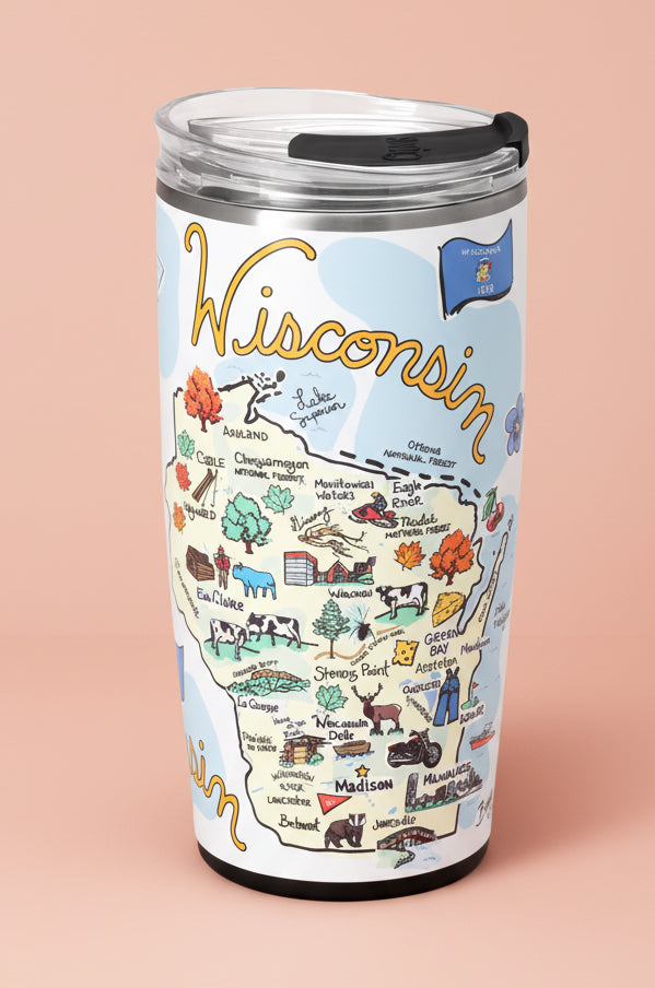 Wisconsin Tumbler - 22oz