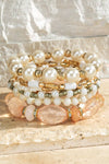 6 Layer Bead Boho Bracelet - Nepal