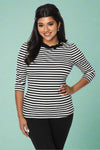 Black & White Stripe Sweetie Top