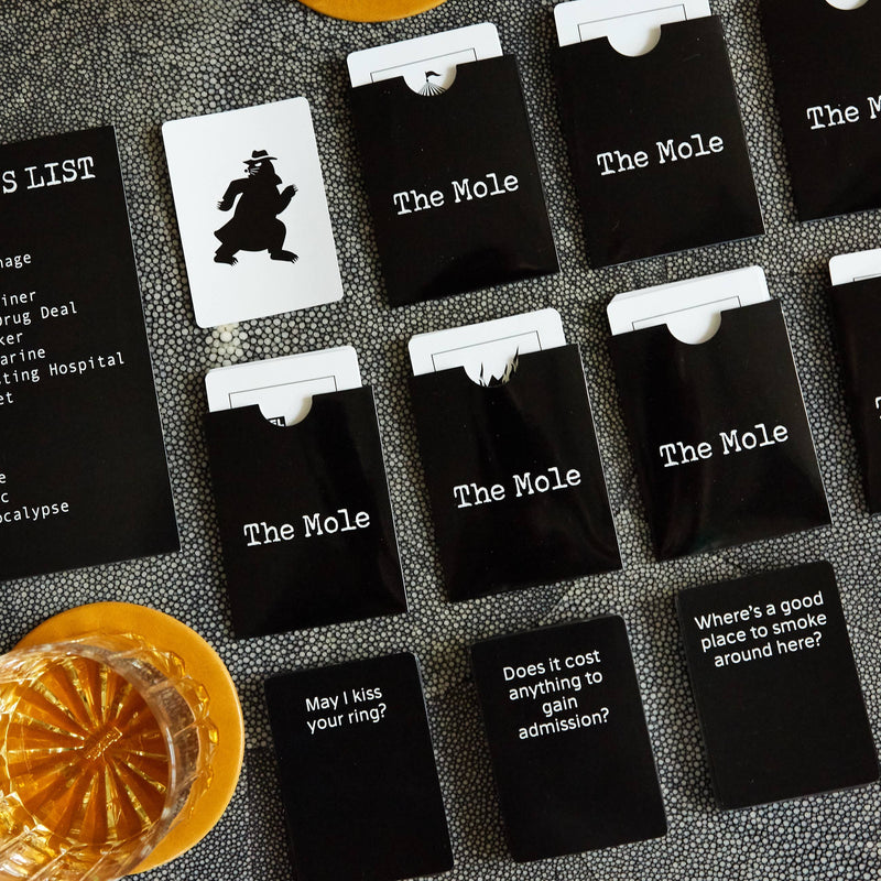 The Mole Bluffing Spies Card Game