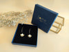 The Resplendent White Pearl Earrings