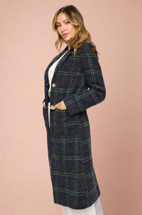 Evergreen Estate Plaid Coat