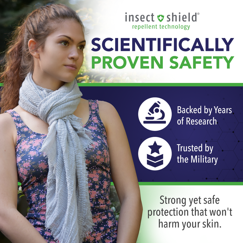 Insect Repellent Scarf - Raspberry