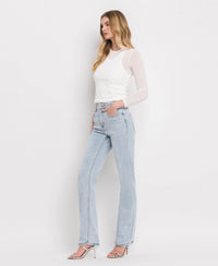 90's Vintage Super High Rise Straight Jeans - LV30