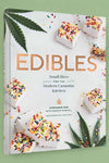 Cookbook with the title Edibles. 