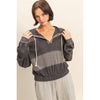 Contrasting Stitch Detail Hoodie