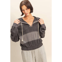 Contrasting Stitch Detail Hoodie