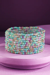 10 Piece Stretch Bracelet - Mint