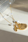 Shell Sea Pearl Necklace