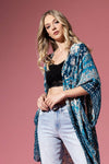 Boho Mandala Kimono Teal