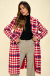 Promenade Houndstooth Coat