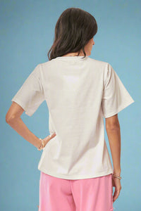 Amsterdam Flower Market Tee - White