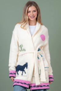 Robe Horse Sweater - Cream