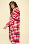Promenade Houndstooth Coat