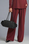 Getaway Wide Leg Pant - Wine