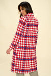 Promenade Houndstooth Coat