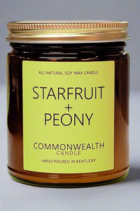 Starfruit + Peony - 16oz Amber Jar