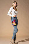 Hand-Painted Genuine Leather Crossbody - Charlotte