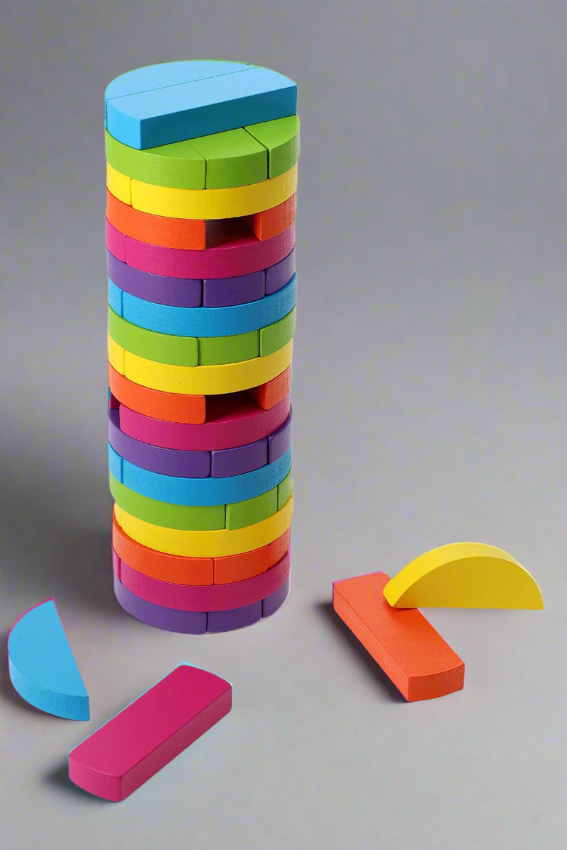 Round Tower Tumbling Blocks