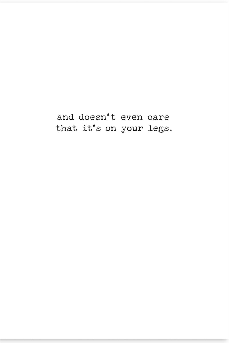 Need A Man Greeting Card