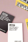 First & Last - Competitive Drinking Game