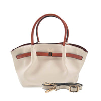 Teri Tote & Crossbody - Ivory Camel