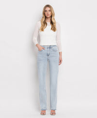 90's Vintage Super High Rise Straight Jeans - LV30
