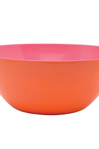 Orange and Pink Two Tone 12.5" Salad Bowl