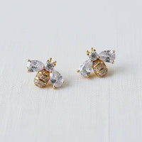 Miniature Bee Stud Earrings