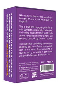 Card Game - Winner at the dinner