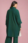 Getaway Open Cardigan - Hunter Green