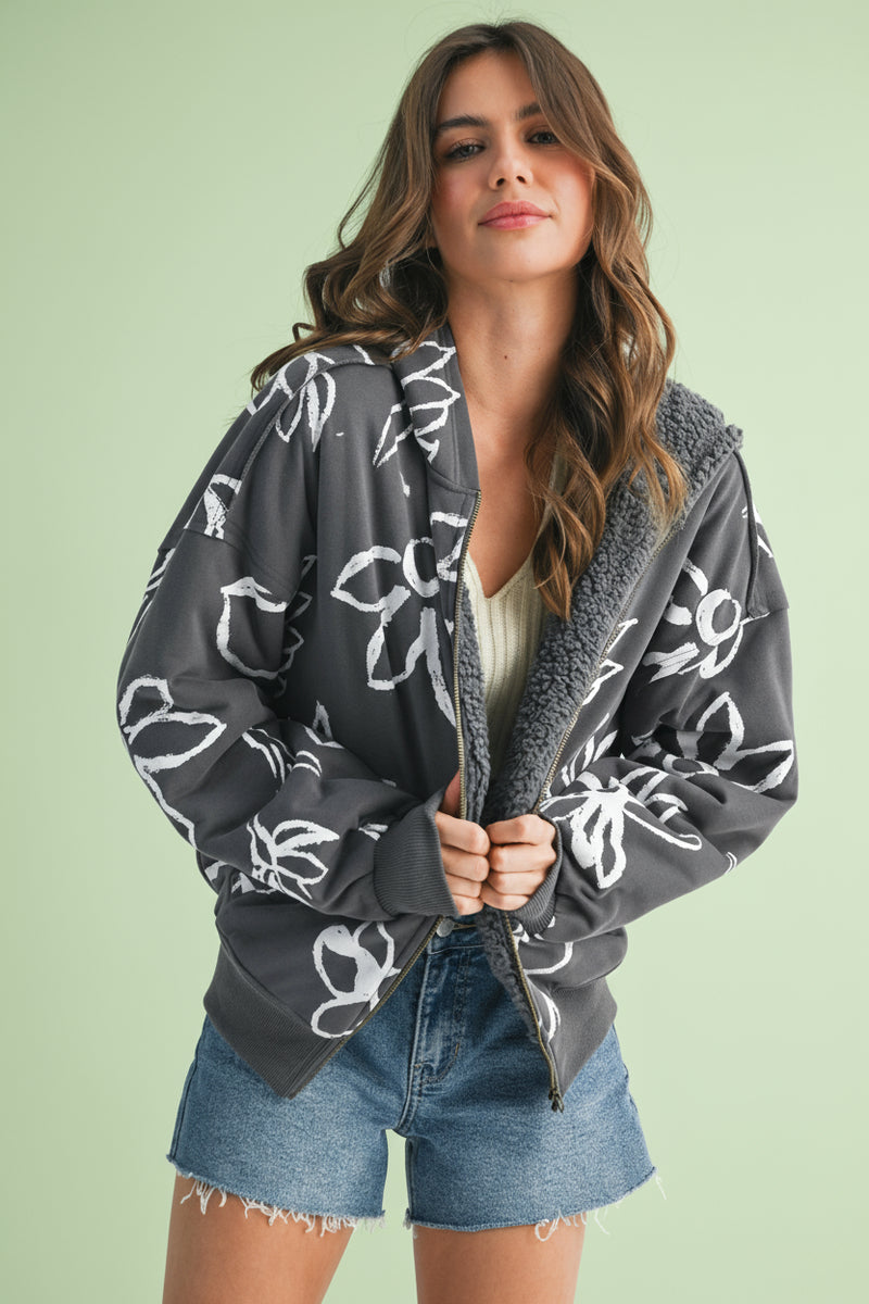 Oita Jacket Fleecelined Jacket - Grey