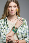 9-in-1 Multi Layered Natural Stone Bracelet Set