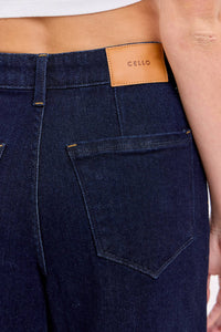 High Rise Sailor Wide Leg Crop C270