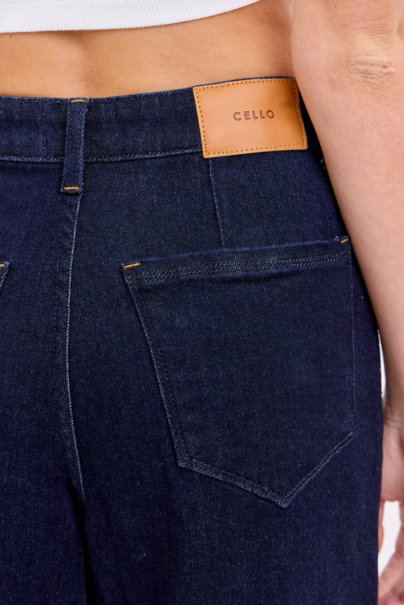 High Rise Sailor Wide Leg Crop C270