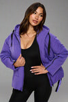 Summit Shield Puffer Jacket - Purple