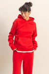 Essential Comfort Hoodie - Red